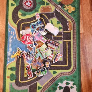Melissa and doug paw patrol playmat and figurines